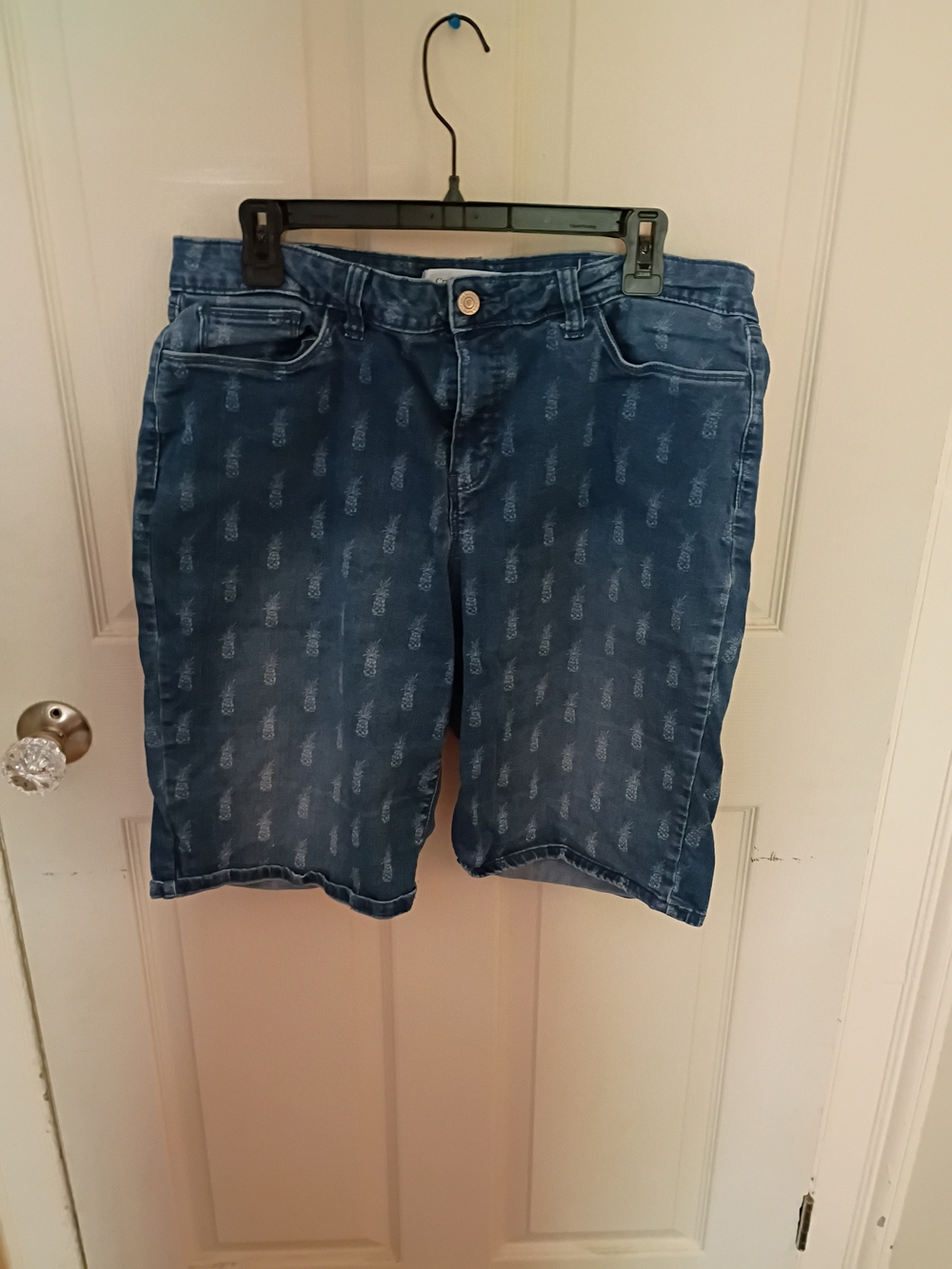croft & barrow Blue Denim Shorts